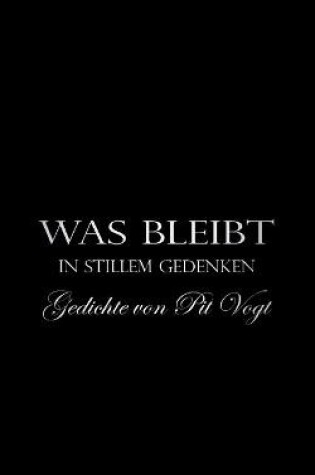 Cover of Was bleibt