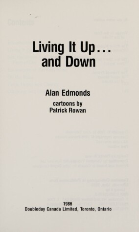 Book cover for Living It Up and Down