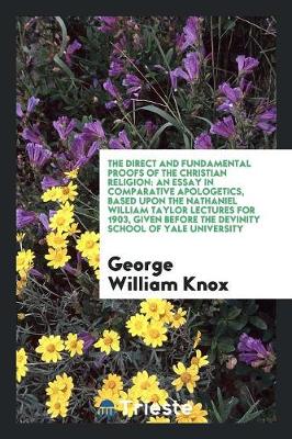 Book cover for The Direct and Fundamental Proofs of the Christian Religion