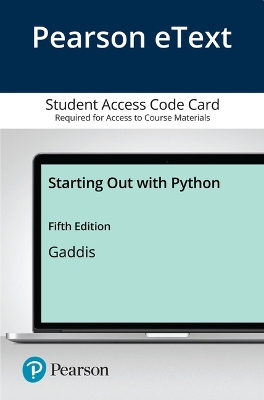 Book cover for Starting Out with Python