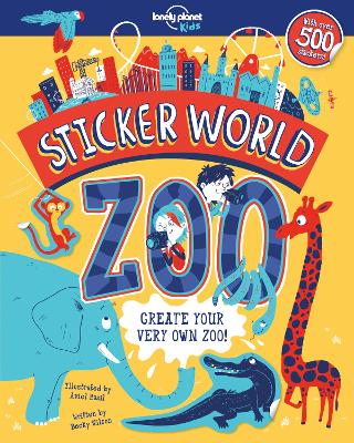 Book cover for Lonely Planet Kids Sticker World - Zoo