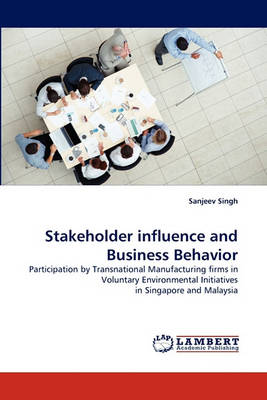 Book cover for Stakeholder influence and Business Behavior