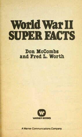 Book cover for World War II Super Facts