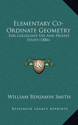 Book cover for Elementary Co-Ordinate Geometry