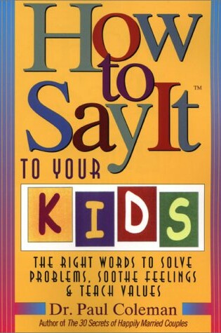 Cover of How to Say it to Your Kids