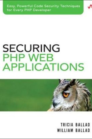 Cover of Securing PHP Web Applications