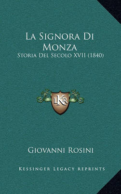 Book cover for La Signora Di Monza