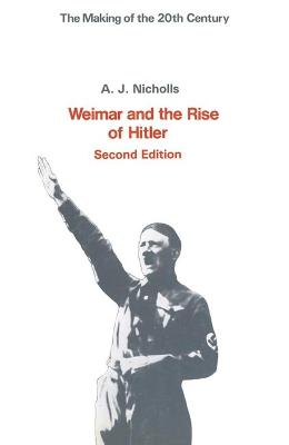 Book cover for Weimar and the Rise of Hitler
