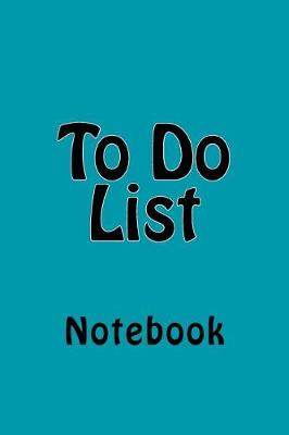 Book cover for To Do List