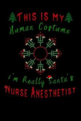 Book cover for this is my human costume im really santa's Nurse Anesthetist