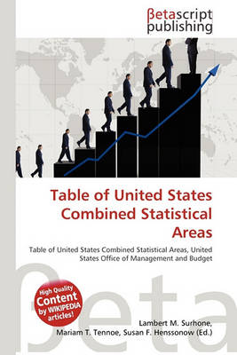 Book cover for Table of United States Combined Statistical Areas