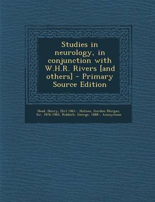 Book cover for Studies in Neurology, in Conjunction with W.H.R. Rivers [And Others] - Primary Source Edition