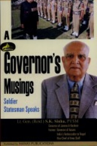 Cover of A Governor's Musings