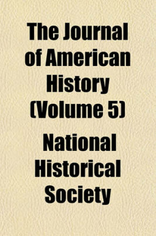 Cover of The Journal of American History (Volume 5)