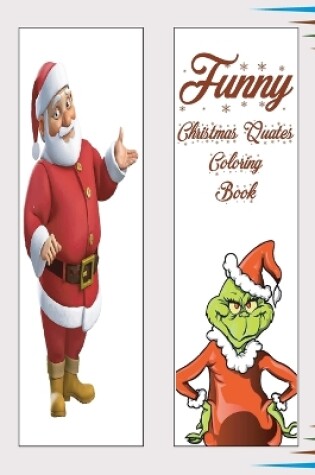 Cover of Funny Christmas Quotes Coloring Book