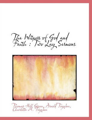 Book cover for The Witness of God and Faith