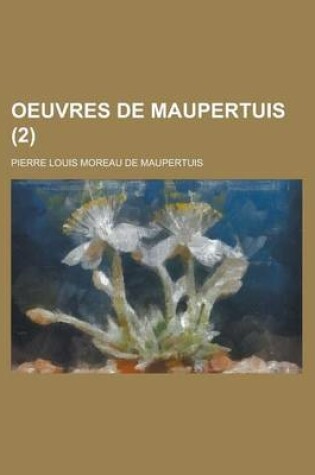 Cover of Oeuvres de Maupertuis (2)