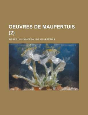 Book cover for Oeuvres de Maupertuis (2)