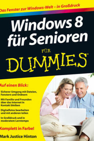 Cover of Windows 8 Fur Senioren Fur Dummies