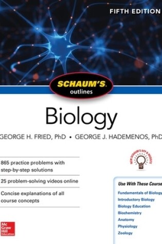 Cover of Schaum's Outline of Biology, Fifth Edition