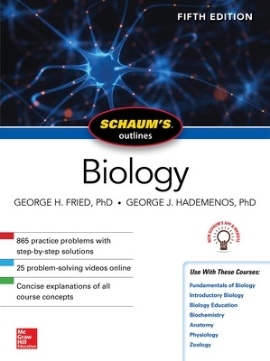 Book cover for Schaum's Outline of Biology, Fifth Edition