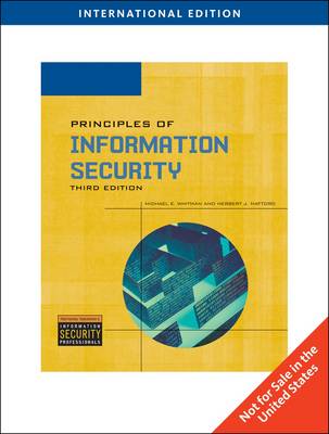 Book cover for Principles of Information Security