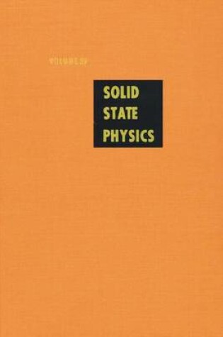 Cover of Solid State Physics V39