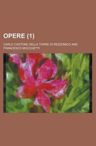 Cover of Opere (1)