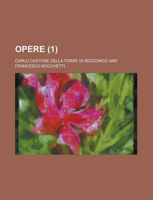 Book cover for Opere (1)