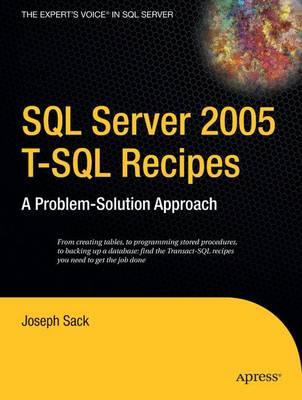 Book cover for SQL Server 2005 T-SQL Recipes