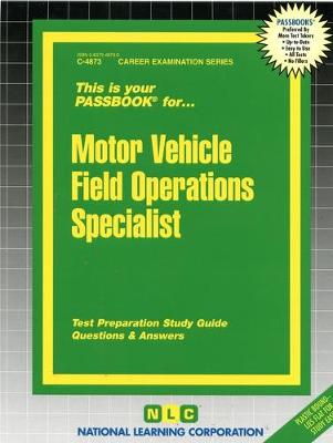 Book cover for Motor Vehicle Field Operations Specialist