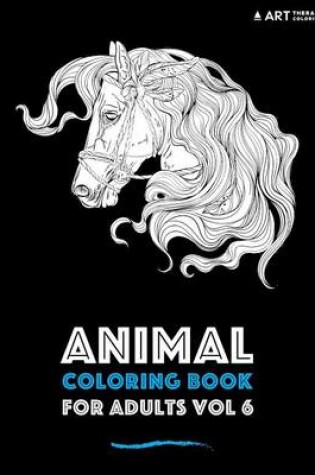 Cover of Animal Coloring Book For Adults Vol 6