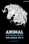 Book cover for Animal Coloring Book For Adults Vol 6