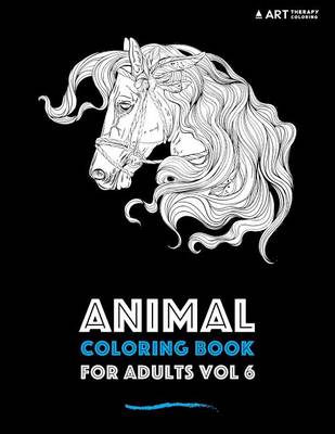 Cover of Animal Coloring Book For Adults Vol 6