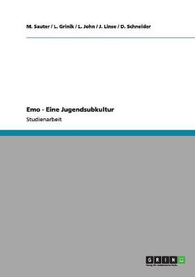 Book cover for Emo - Eine Jugendsubkultur