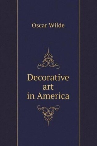 Cover of Decorative Art in America