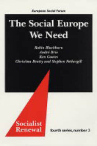 Cover of The Social Europe We Need