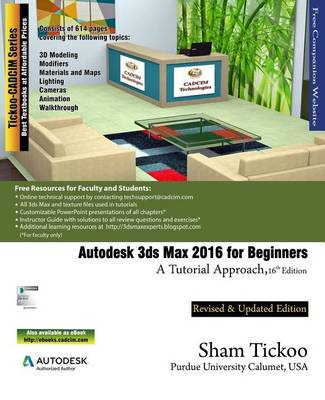 Book cover for Autodesk 3ds Max 2016 for Beginners