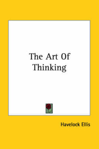 Cover of The Art of Thinking