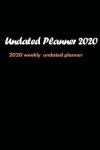 Book cover for Undated Planner 2020
