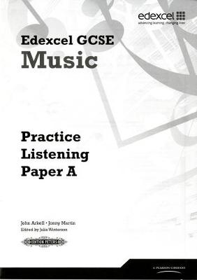 Cover of Edexcel GCSE Music Practice Listening Papers pack of 8 (A, B, C)