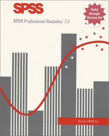 Book cover for SPSS Professional Statistics 7.5