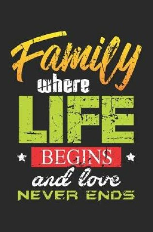 Cover of Family where Life Begins and Love Never Ends