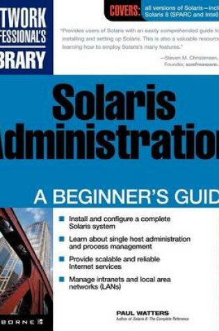 Cover of Solaris Administration