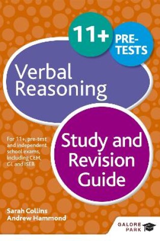 Cover of 11+ Verbal Reasoning Study and Revision Guide