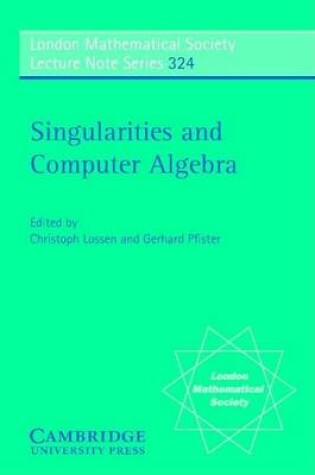 Cover of Singularities and Computer Algebra