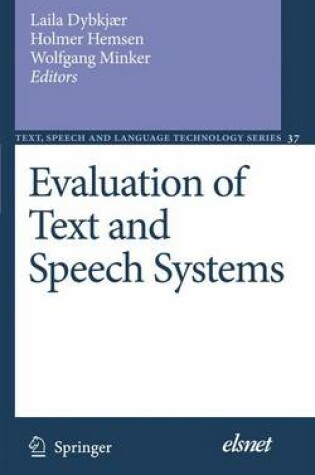 Cover of Evaluation of Text and Speech Systems