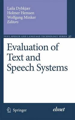 Book cover for Evaluation of Text and Speech Systems