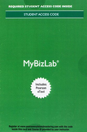 Book cover for Mylab Intro to Business with Pearson Etext -- Access Card -- For Better Business