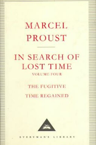 Cover of In Search Of Lost Time Volume 4